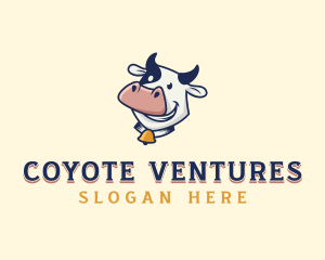 Cow Dairy Livestock logo design