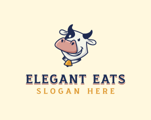 Cow Dairy Livestock logo design