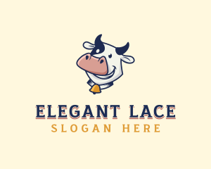 Cow Dairy Livestock logo design