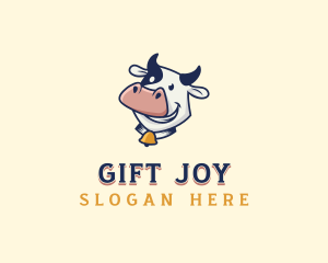 Cow Dairy Livestock logo design