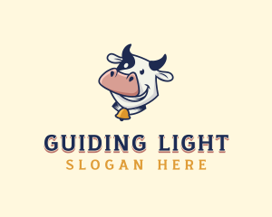 Cow Dairy Livestock logo design