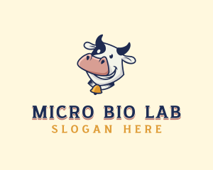 Cow Dairy Livestock logo design