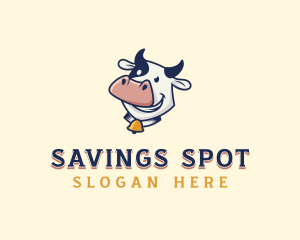 Cow Dairy Livestock logo design