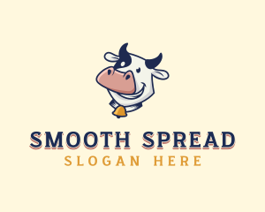 Cow Dairy Livestock logo design