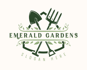 Landscape Gardening Agriculture logo design