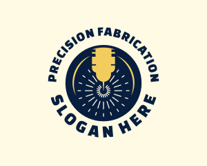 Fabrication - Laser Fabrication Spark logo design