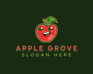 Apple Fresh Fruit logo design