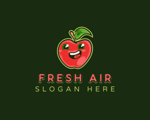 Apple Fresh Fruit logo design