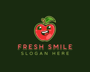 Apple Fresh Fruit logo design