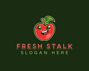 Apple Fresh Fruit logo design