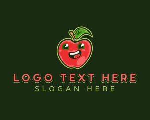 Organic - Apple Fresh Fruit logo design