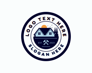 Handyman - House Construction Builder logo design