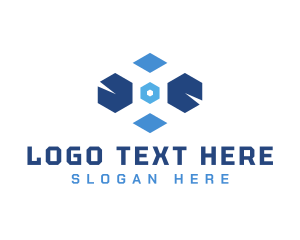 Tandem - Generic Geometric Tech logo design