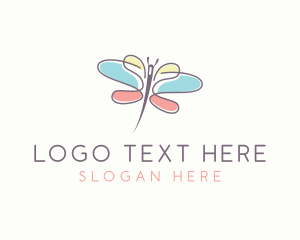 Quilting - Dressmaking Sewing Needle logo design