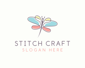 Dressmaking - Dressmaking Sewing Needle logo design