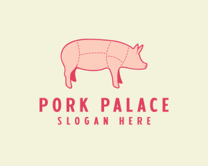 Swine - Pig Butcher Meat logo design