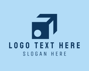 Distribution - Isometric Package Logistics logo design