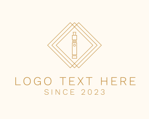 E Cigarette - Diamond Vape Pen logo design