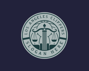 Judicial - Legal Court Law logo design