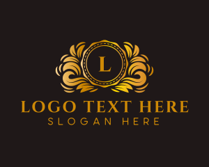 Expensive - Vintage Luxury Ornament logo design