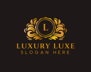 Vintage Luxury Ornament logo design