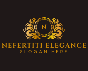 Vintage Luxury Ornament logo design