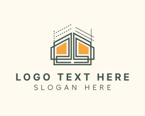 Blueprint - Home Structure Blueprint logo design