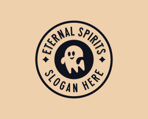 Spirit Halloween Ghost logo design