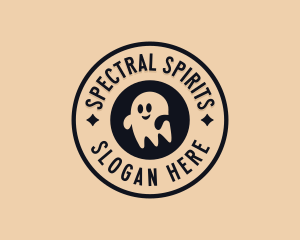 Spirit Halloween Ghost logo design