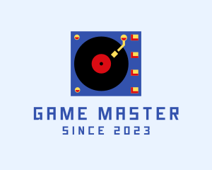 Player - Retro Vinyl Player logo design