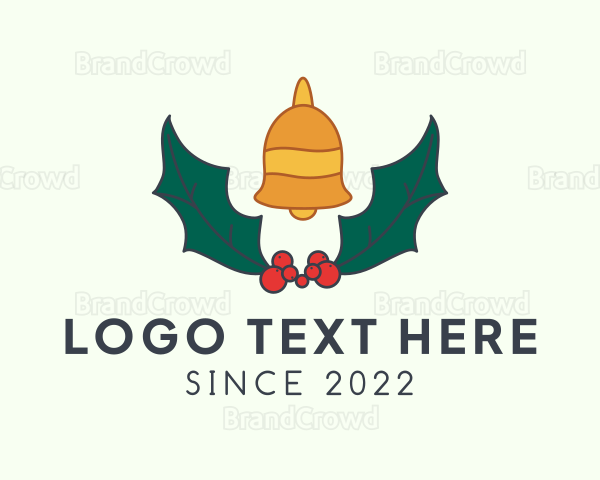 Mistletoe Holly Bell Logo