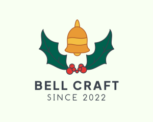 Bell - Mistletoe Holly Bell logo design