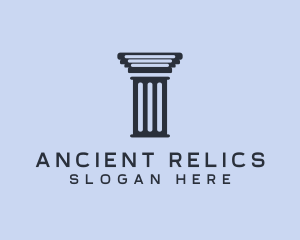 Ancient Column Builder logo design