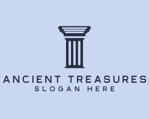 Ancient Column Builder logo design