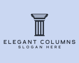 Ancient Column Builder logo design