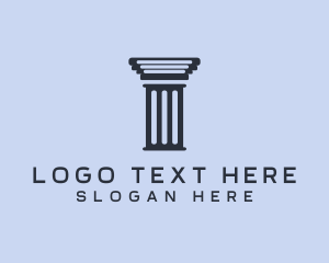 Greek - Ancient Column Builder logo design