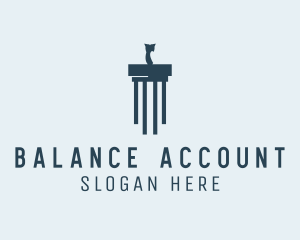 Account - Legal Owl Column Financing logo design