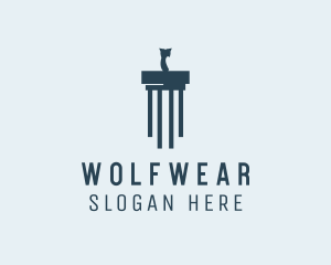 Court - Legal Owl Column Financing logo design