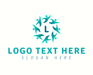 People - People Group Lettermark logo design