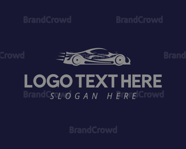 Speed Racing Car Logo