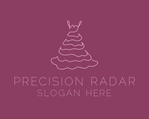 Pink Feminine Dress logo design