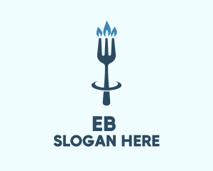 Blue Fork Candle Restaurant, Logo