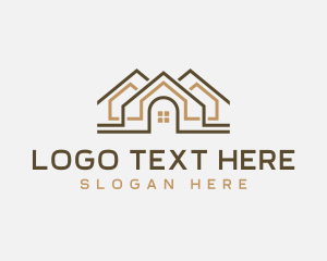Residence - Roofing Contractor Builder logo design