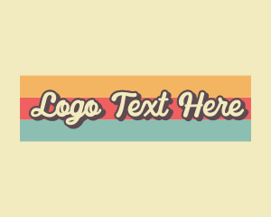 Hippie Retro Business Logo