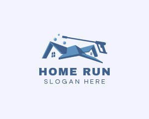 Home Cleaning Washer logo design