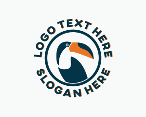 Tapir - Toucan Bird Zoo logo design