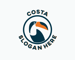 Toucan Bird Zoo logo design