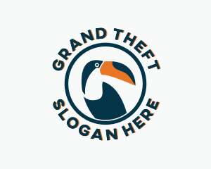 National Animal - Toucan Bird Zoo logo design