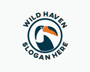 Toucan Bird Zoo logo design