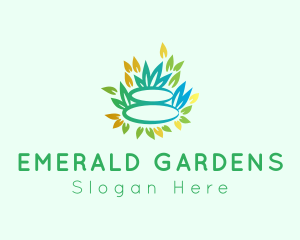 Natural Garden Pebbles logo design